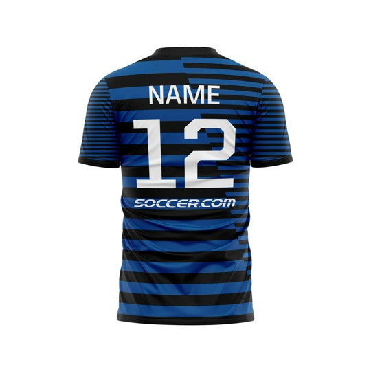 TST Trident FC Stripes Unisex Premium Soccer Jersey - $78