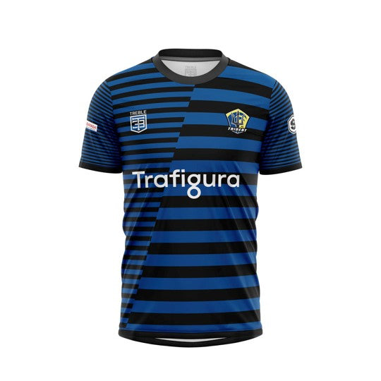 TST Trident FC Stripes Unisex Premium Soccer Jersey - $78