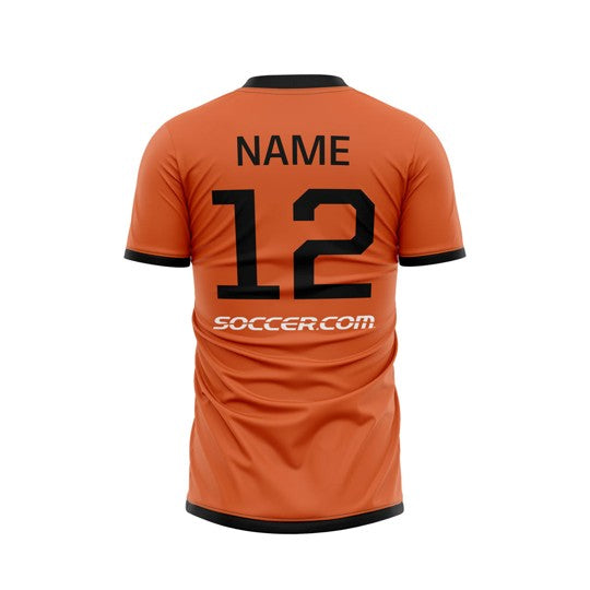 TST Trident FC Orange Unisex Premium Soccer Jersey - $78